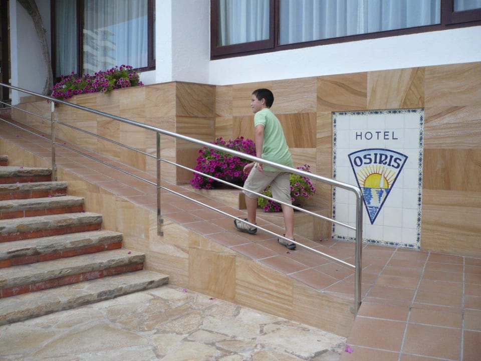 Aufgang Osiris Hotel Osiris