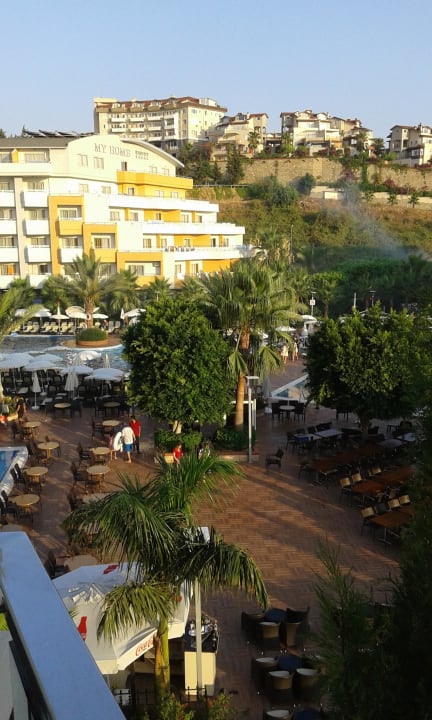 Blick vom Balkon  My Home Resort