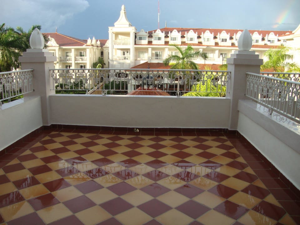 Balkon am Morgen Hotel Riu Palace Riviera Maya