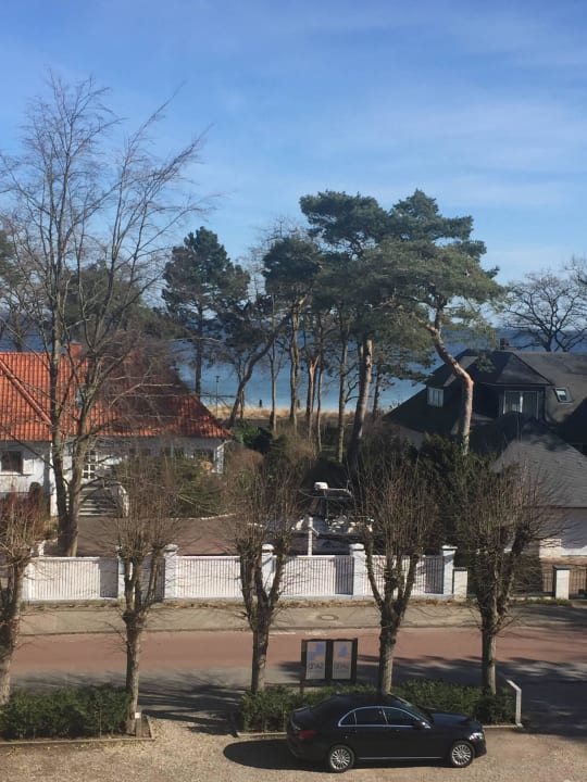 Blick vom Balkon Lifestylehotel Sand