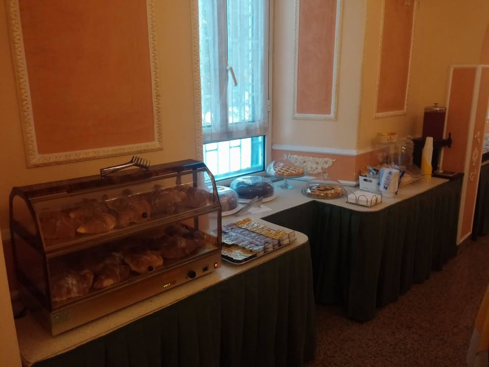 Spärliches Frühstücksbüffet Hotel Philia