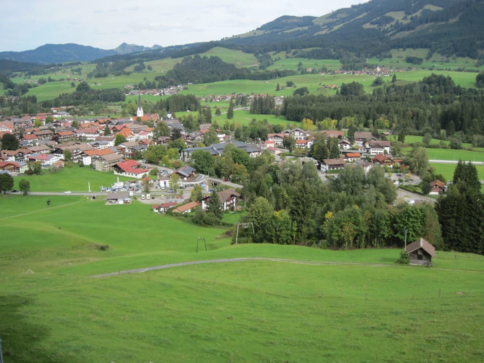 Blick auf Fischen Hotel Tanneck