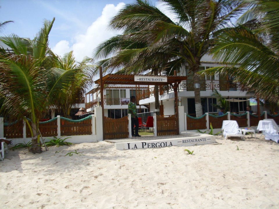 Das Hotel vom Strand aus Hotel MS San Luis Village Premium