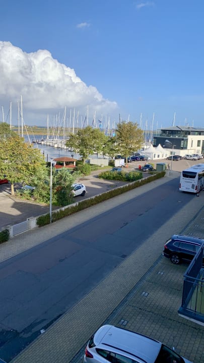 Ausblick Hafenhotel Meereszeiten