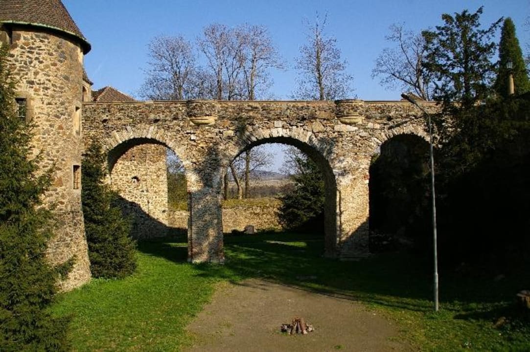 Wejście do zamku przez most Hotel Zamek Czocha