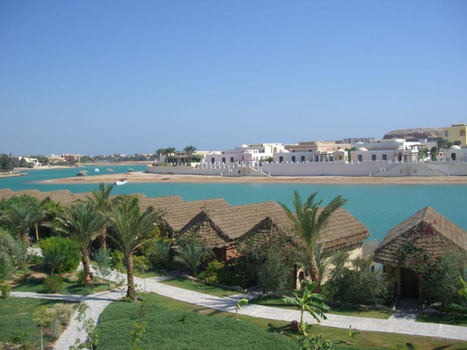 Blick vom Balkon Panorama Bungalows Resort El Gouna