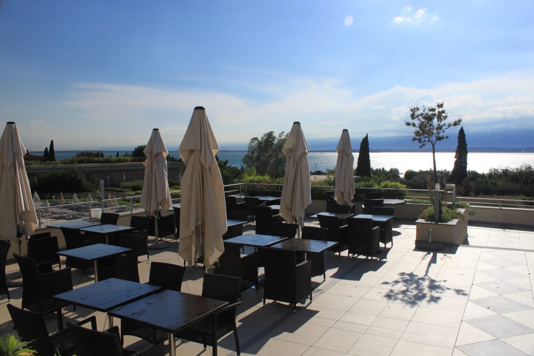 Restaurantterrasse Parc Hotel Germano Suites