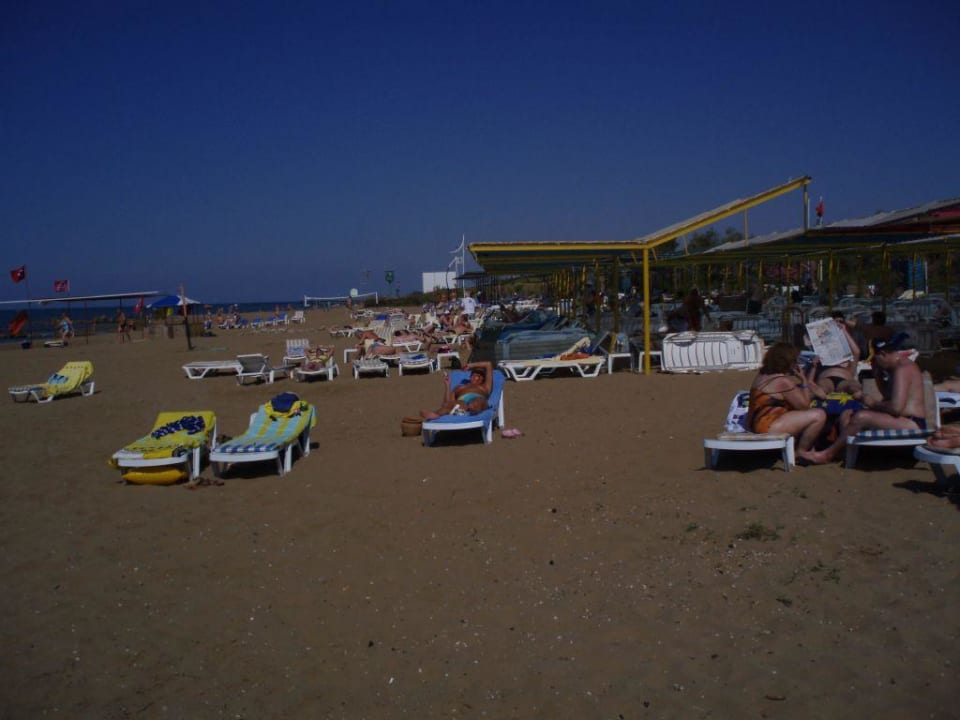 Strandabschnitt von unserem Hotel Silver Hotel