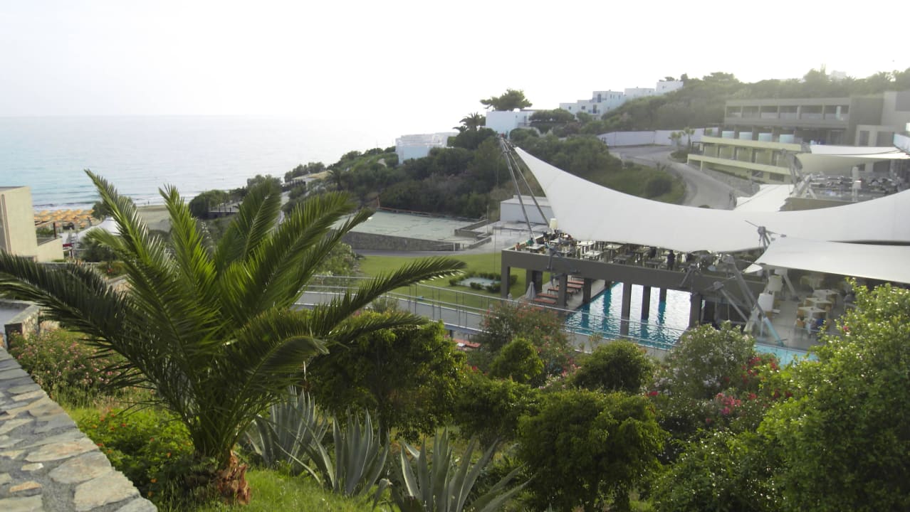 Blick aufs Restaurant Atlantica Mikri Poli Crete