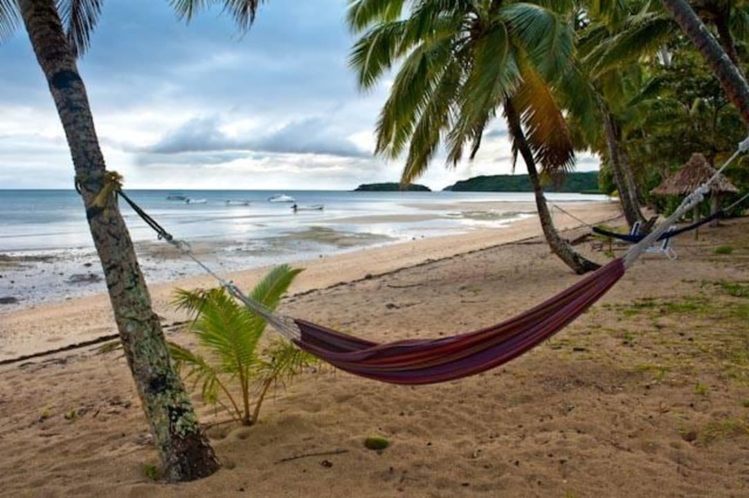 Beach scene Papageno Resort