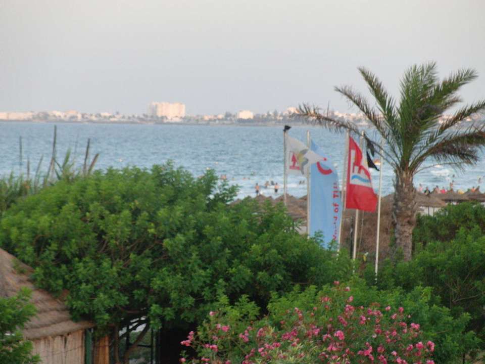 Blick aus dem Themenrestaurant Mahdia Beach & Aquapark