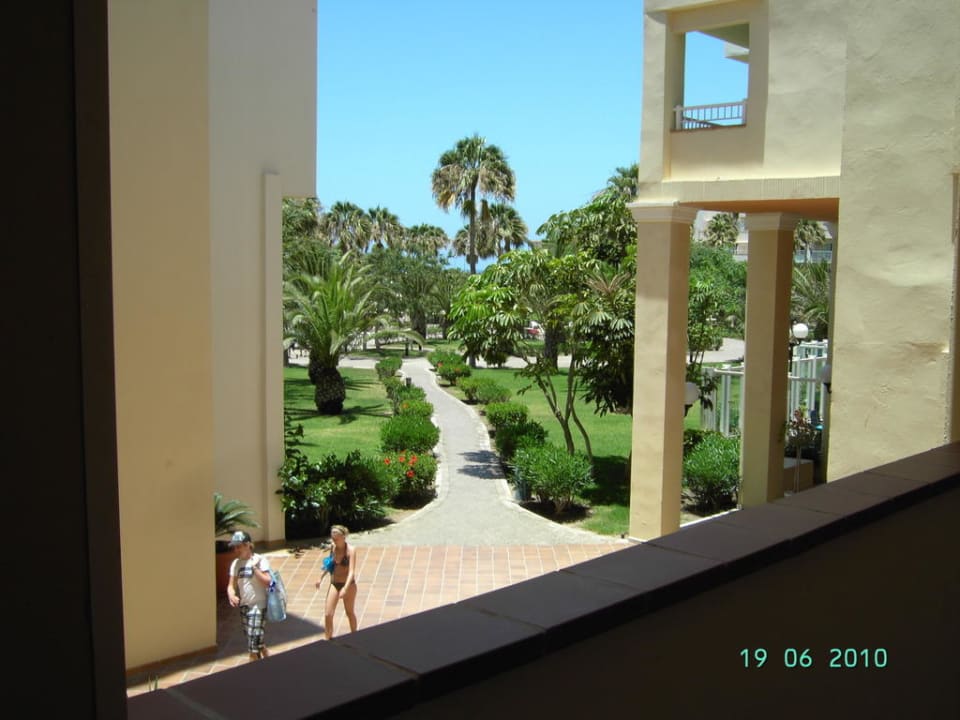 Blick in Richtung Pool Hotel Riu Gran Canaria