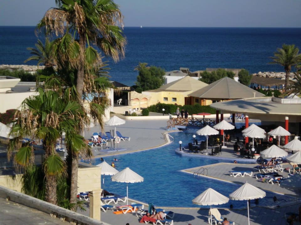 Blick vom Balkon im 5.Stock  Royal Lido Resort & Spa