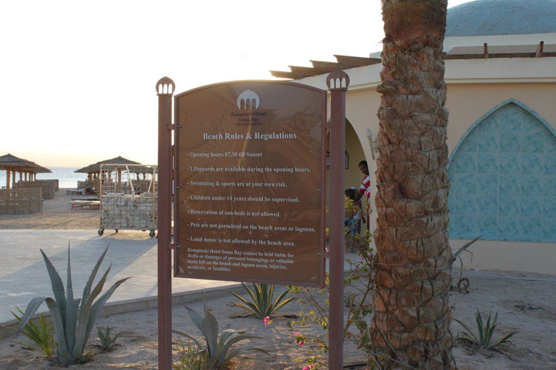 Strand-Zugang Hotel Kempinski Soma Bay