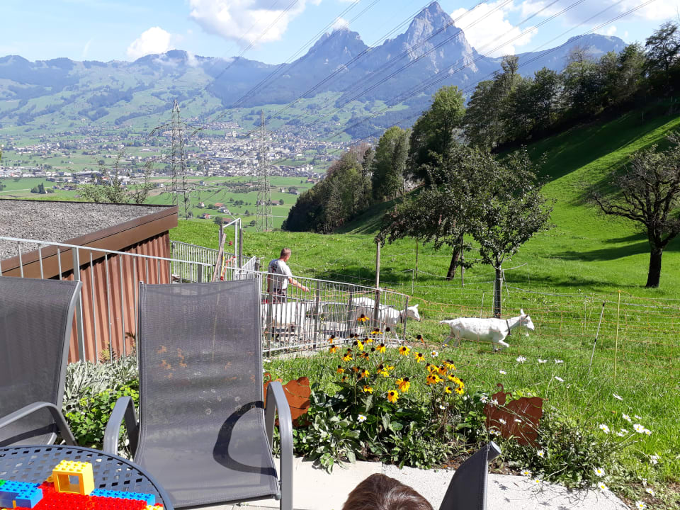 Ausblick Ferienhaus Stockli