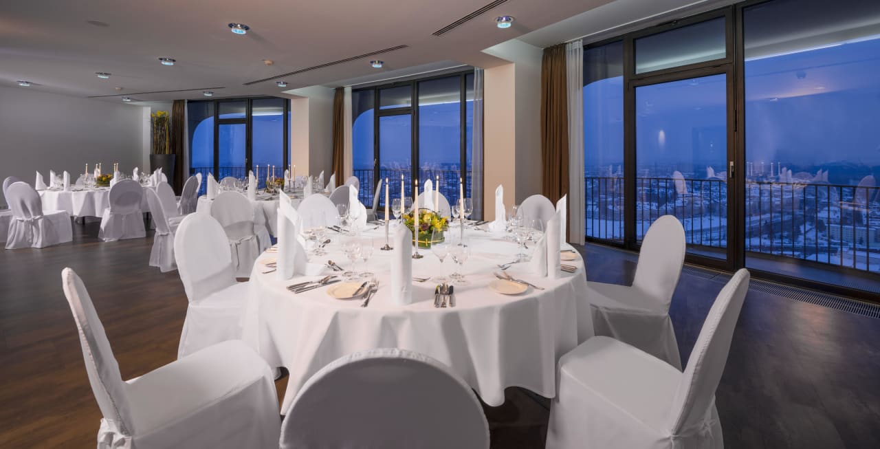 Bankettmöglichkeit 34. Etage Dorint Hotel An der Kongresshalle Augsburg