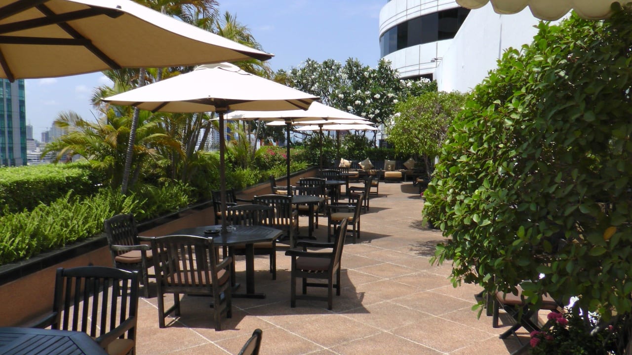 Terrasse der Executive Lounge JW Marriott Hotel Bangkok