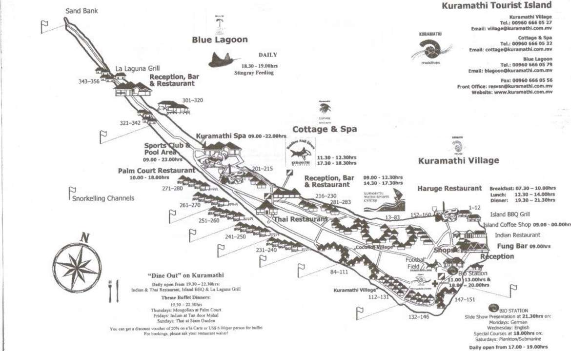 Insel Kuramathi Maldives