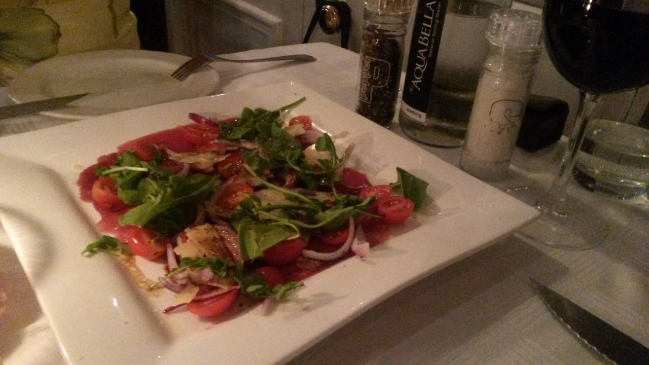 Carpaccio vom Springbock - Hussar Grill Guest House Oak Tree Lodge