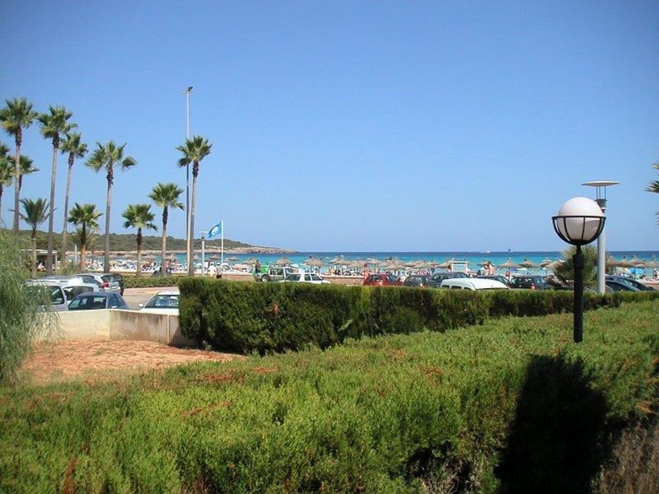 Ausblick von der Terrasse Hipotels Mediterraneo Club