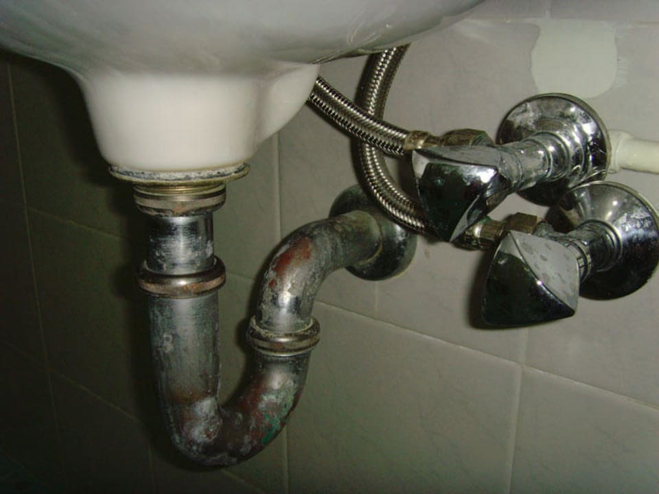 unter dem Waschbecken Kafieris Blue Apartments