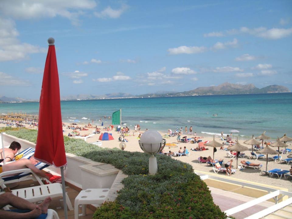 Blick von der Pool-Terrasse Grupotel Picafort Beach