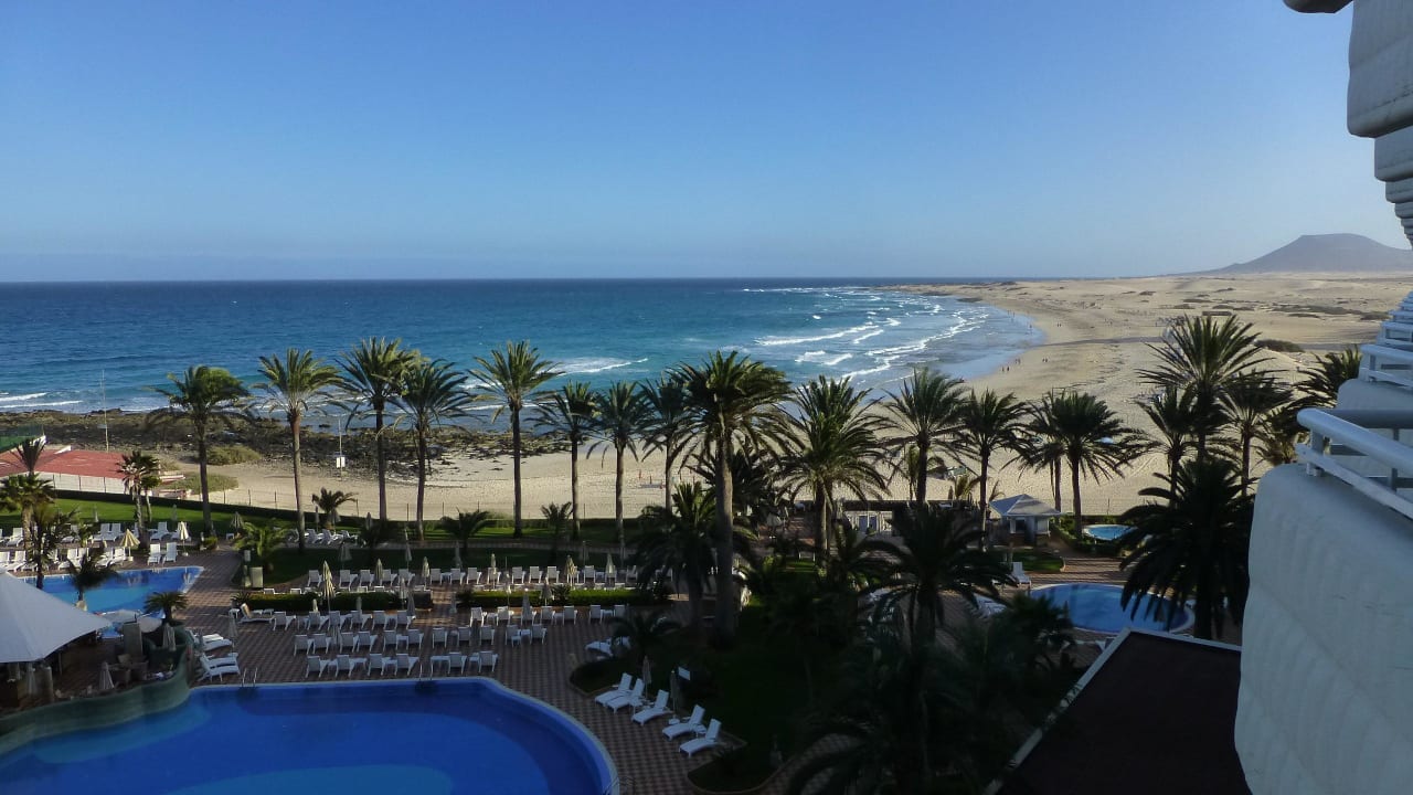 Ausblick aus der 4. Etage Hotel Riu Palace Tres Islas