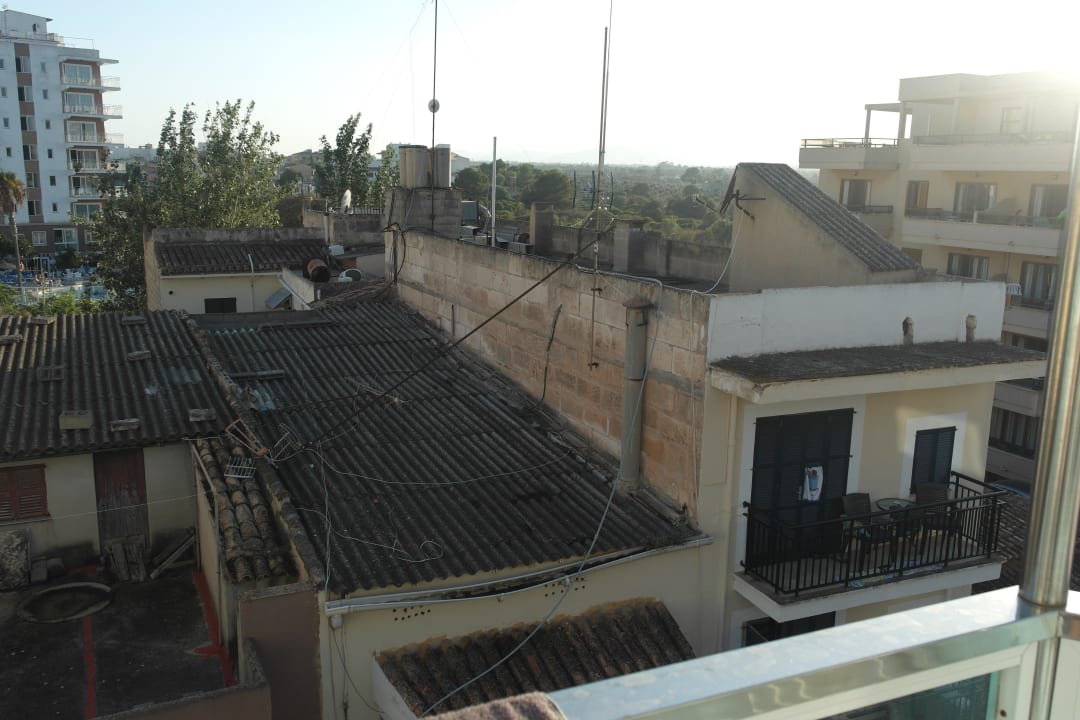 "Aussicht" vom Balkon BJ Playamar Hotel & Apartamentos