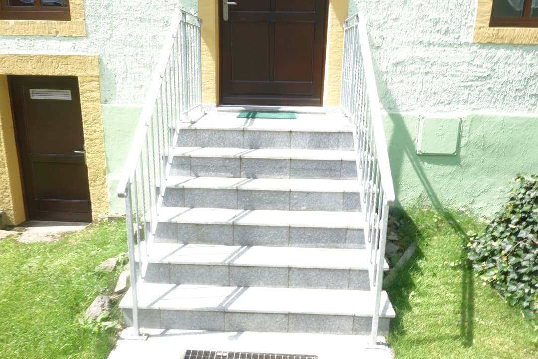 Eingang zu unserem Zimmer Pension Mittelndorfer Mühle