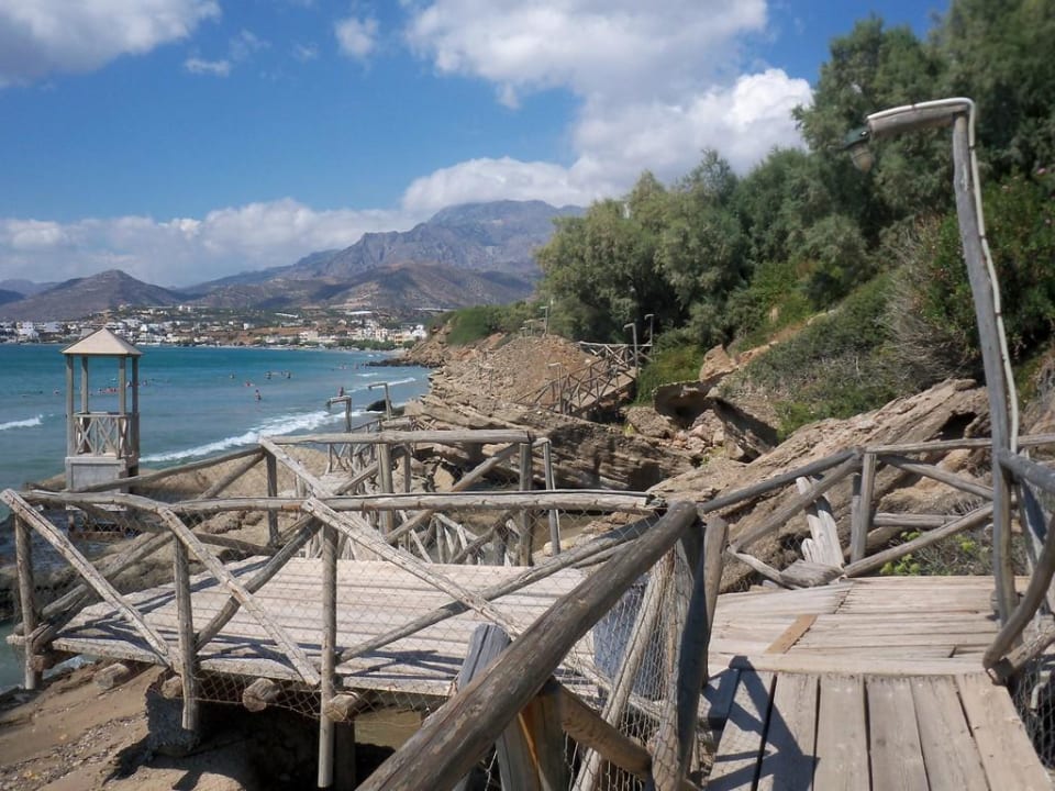 Weg über die Klippen Atlantica Mikri Poli Crete