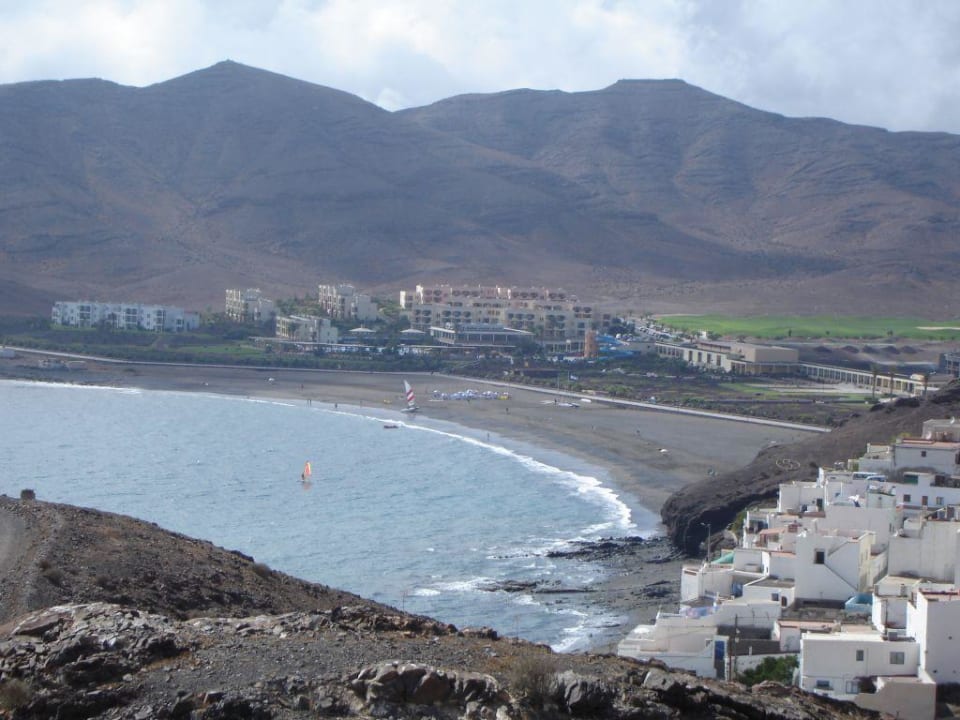 die Anlage von Las Playitas aus gesehen Playitas Aparthotel