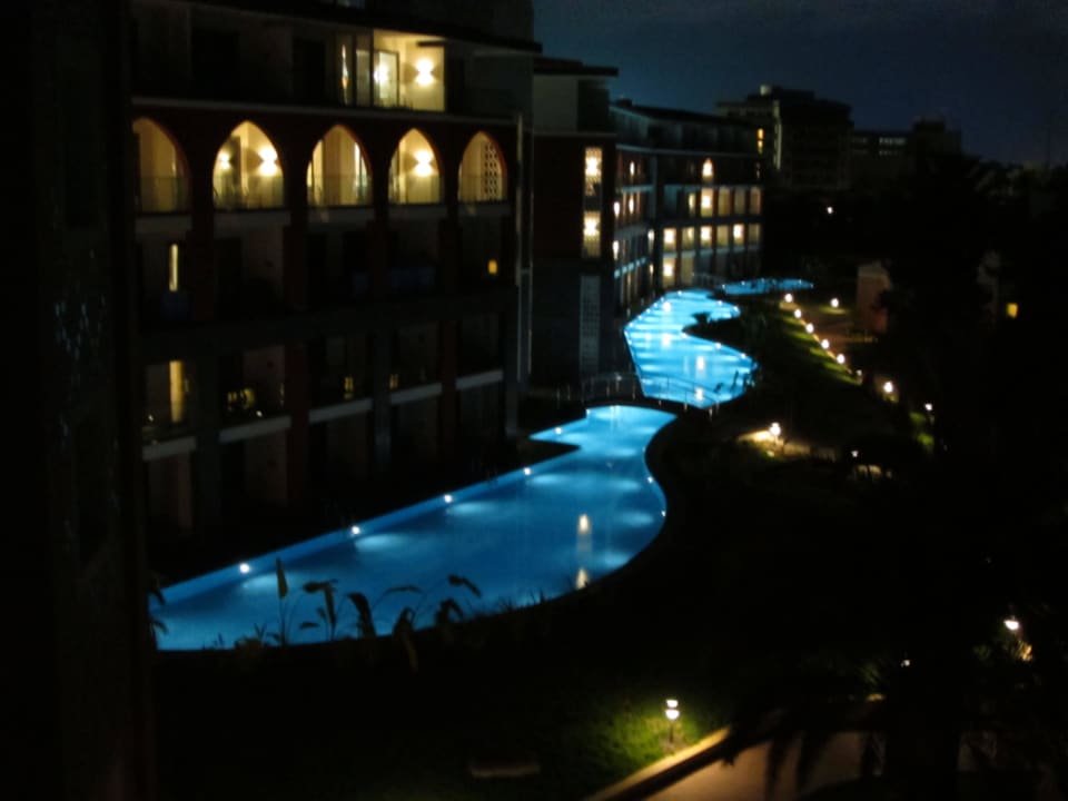 NEU: DeLuxe-Häuser nachts Megasaray Club Belek