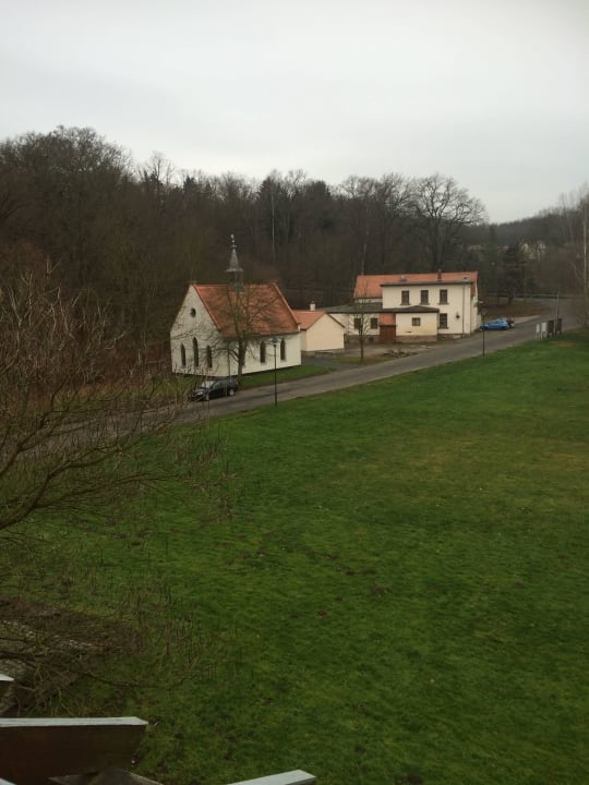 Blick vom Zimmer Hotel Kloster Nimbschen