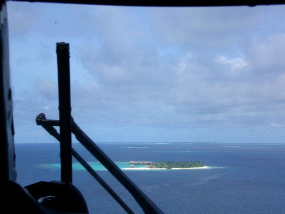 Anflug auf Angaga Angaga Island Resort