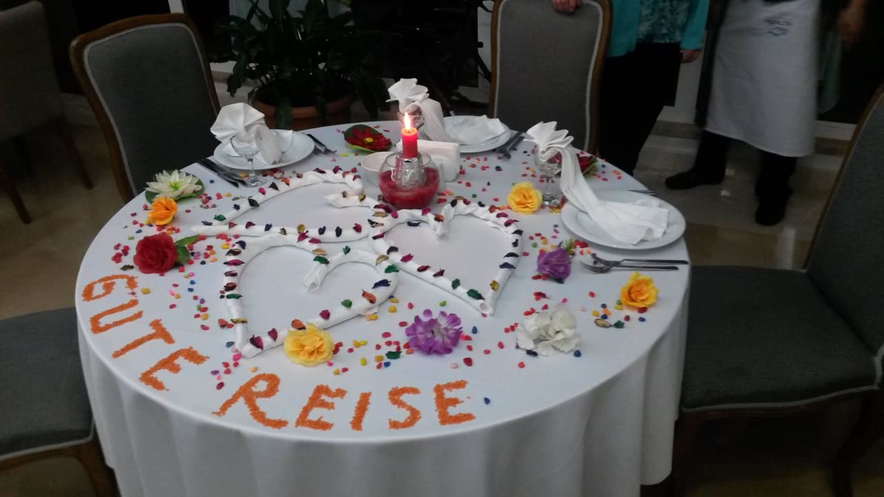 Ali´s - Tischdeko zum Abschied Adalya Ocean Deluxe