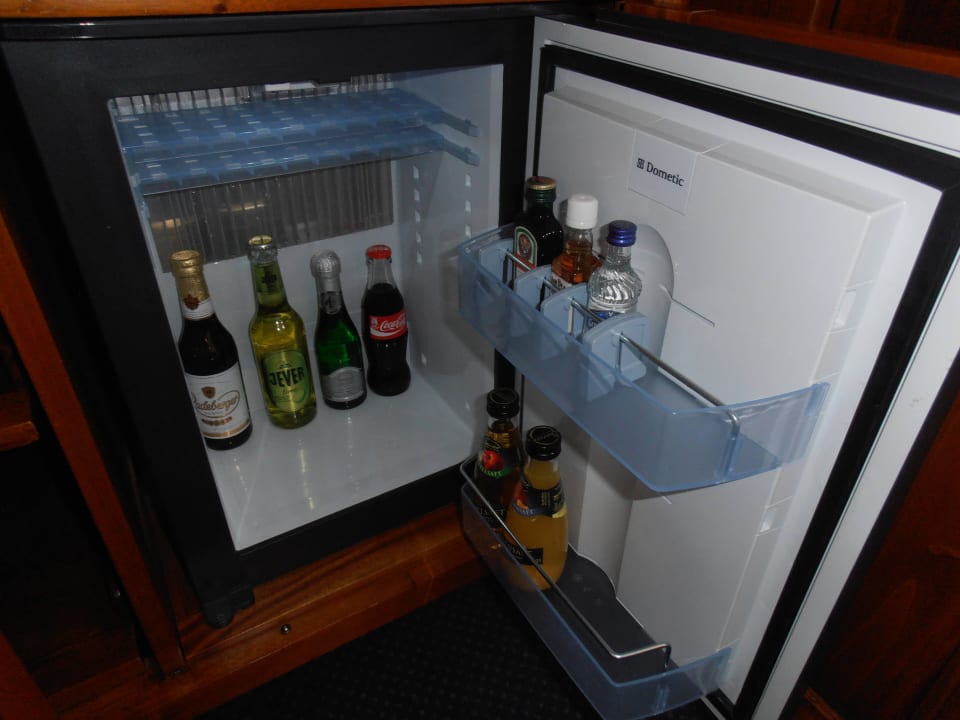 Blick in die Minibar  Hotel Badehaus Goor