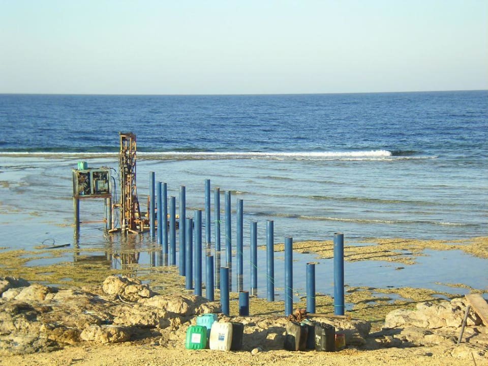 Baustelle Badesteg Radisson Blu Resort, El Quseir