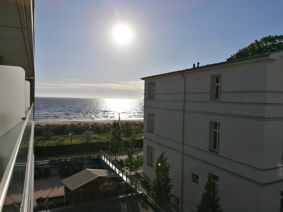 Ausblick SEETELHOTEL Kaiserstrand Beachhotel
