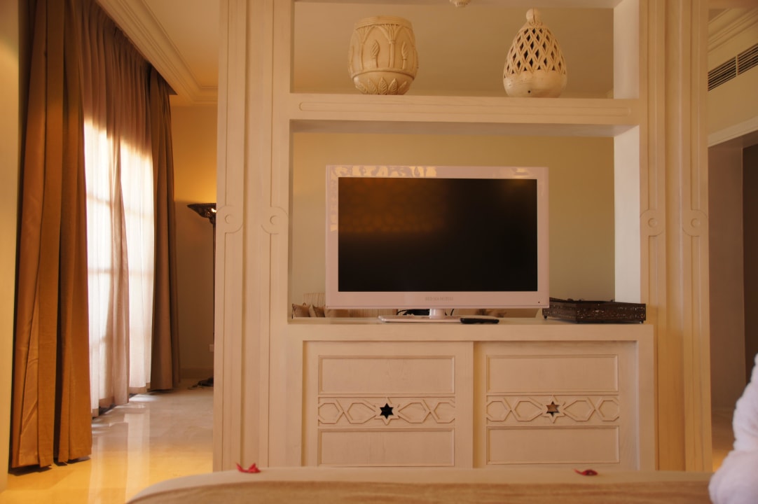 Raumteiler von Schlaf - und Wohnzimmer Makadi Spa - Adults only