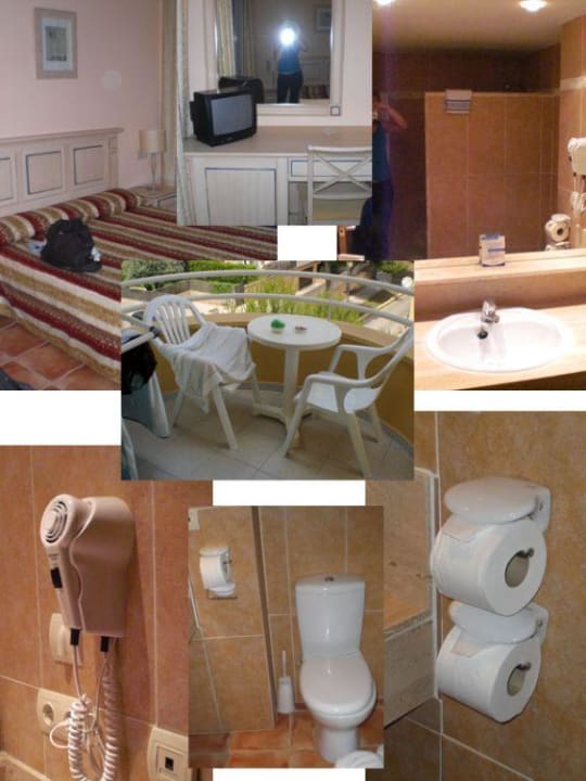 Ansicht Zimmer/Bad/Balkon Prinsotel La Pineda