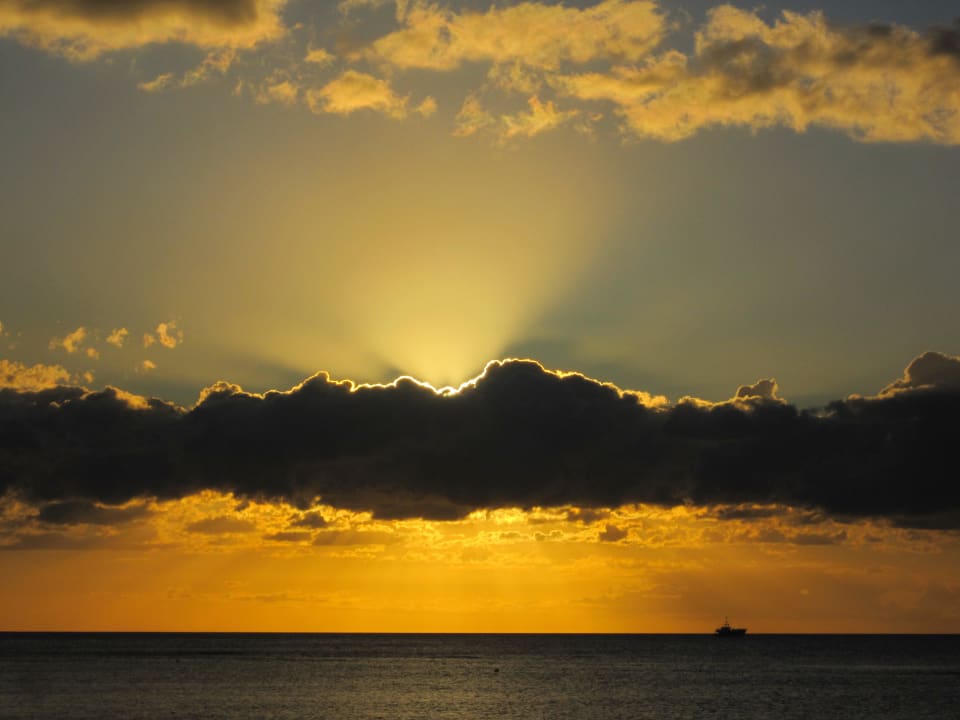 Sonnenuntergang von der Strandliege Le Meridien Ile Maurice