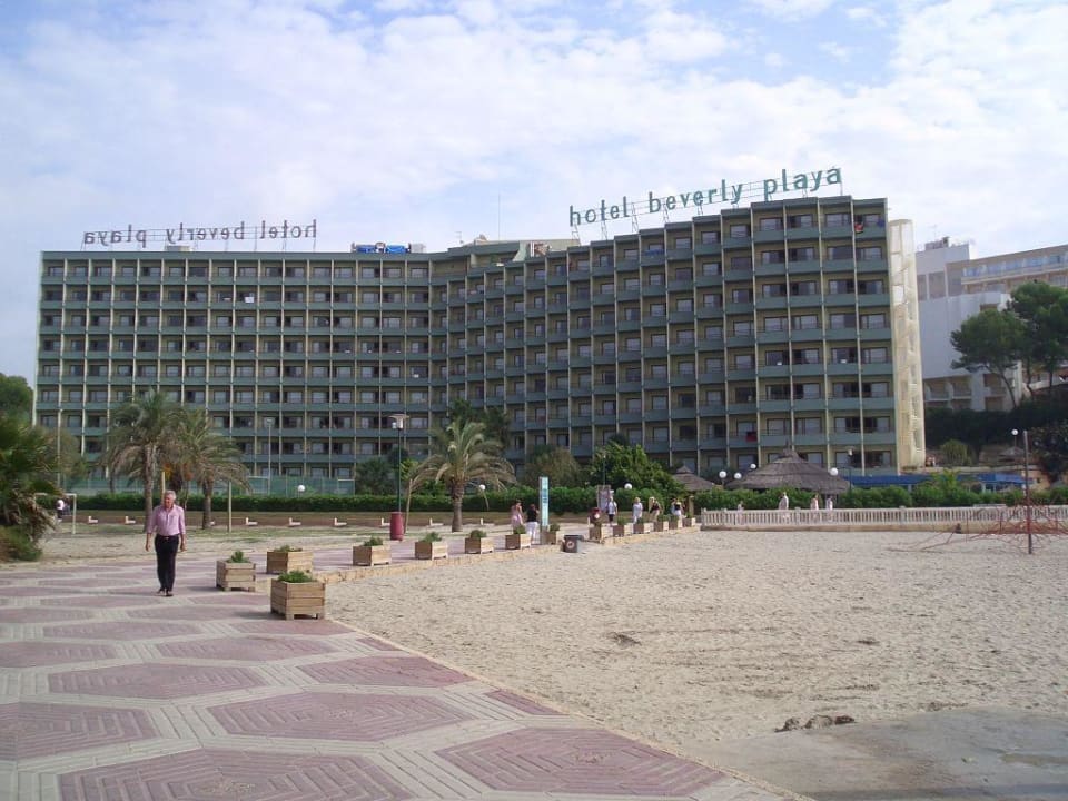 Hotel vom Strand aus Hotel Vibra Beverly Playa