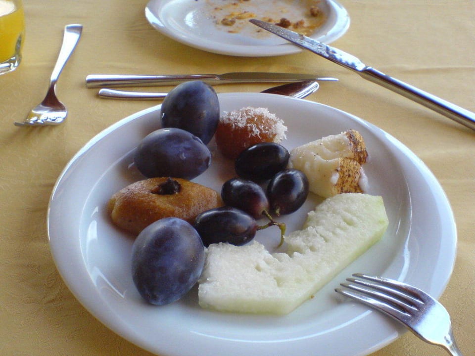 Nachtisch an der Strandbar Hotel Villa Side