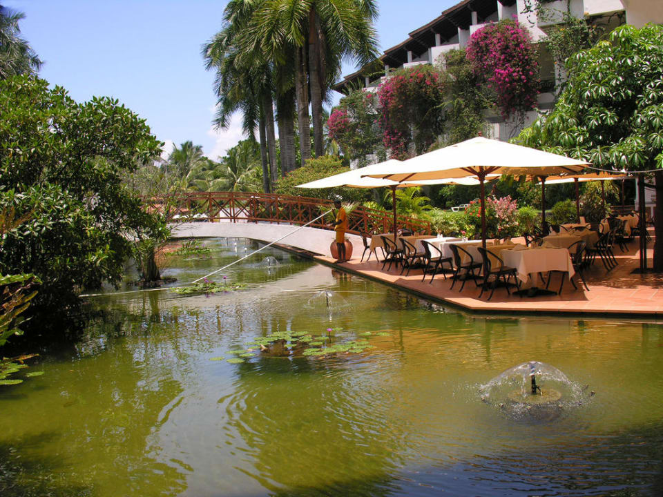 Fischteich Hotel Lanka Princess Ayurveda