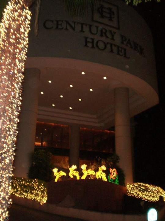 Weihnachtsdekoration 2008 Eingangsbereich Hotel Century Park