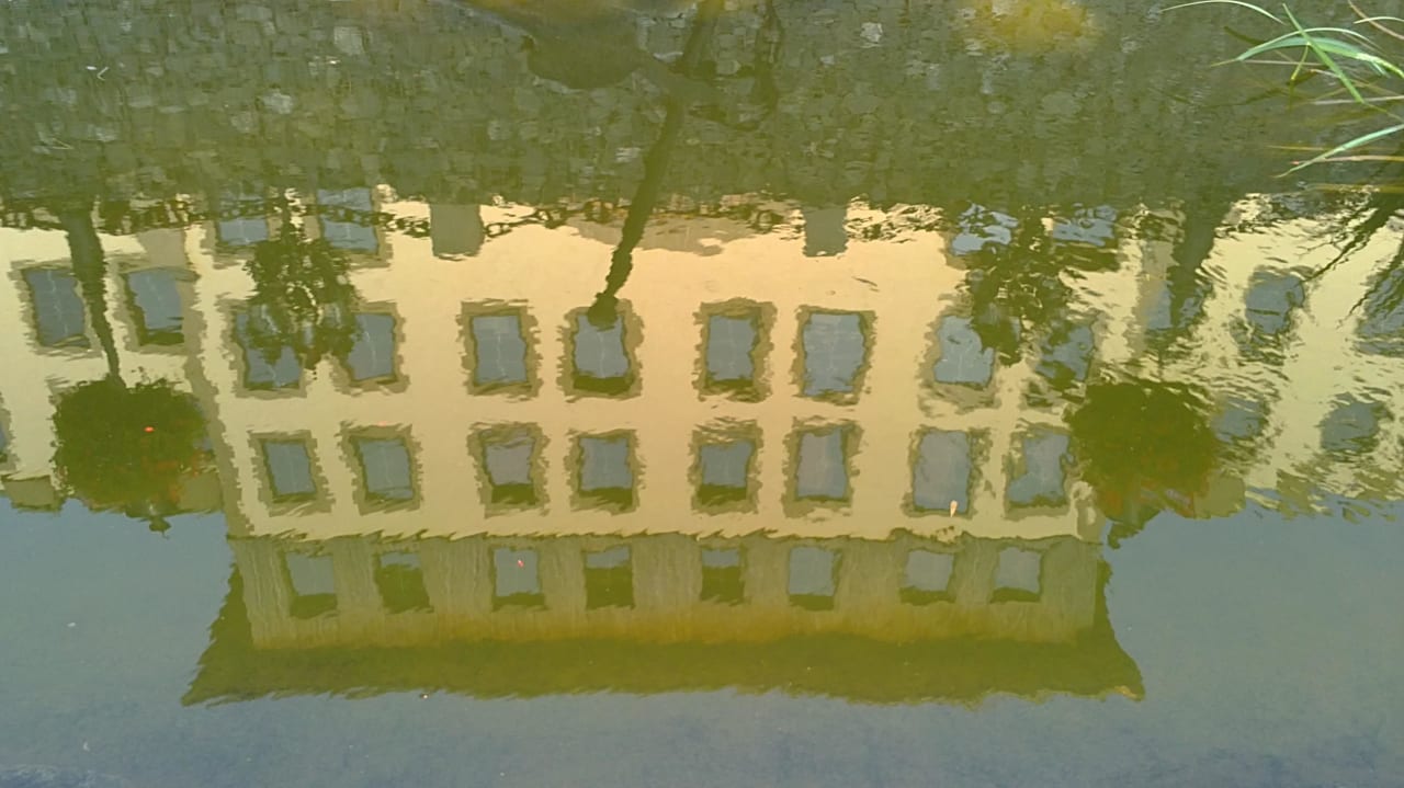 Wasserspiegelung Heide Park Abenteuerhotel