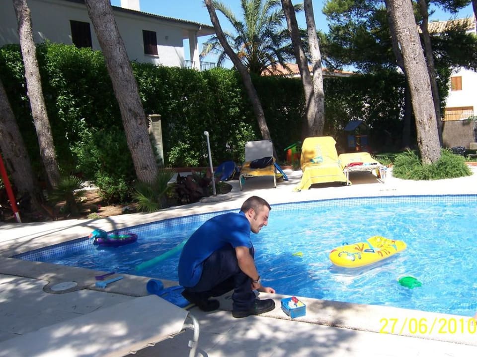 täglichen Entnahme der Wasserproben Aparthotel Ivory Playa