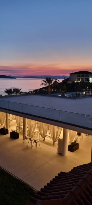 Ausblick Akrathos Beach Hotel