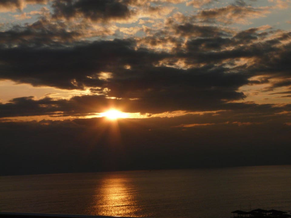 Eine weitere Abendstimmung von der Terrasse Voyage Belek Golf & Spa