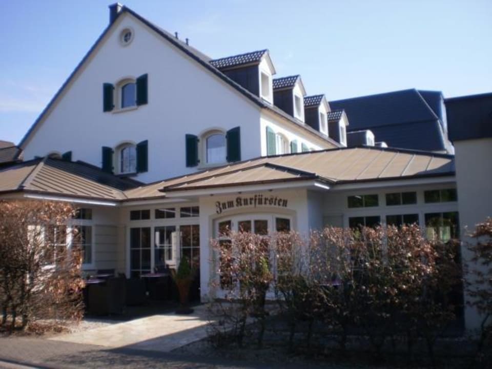 Restauranteingang LIFESTYLE Resort Zum Kurfürsten